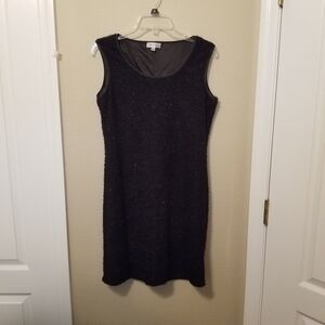 Olsenboye Black Sparkle Mini Dress